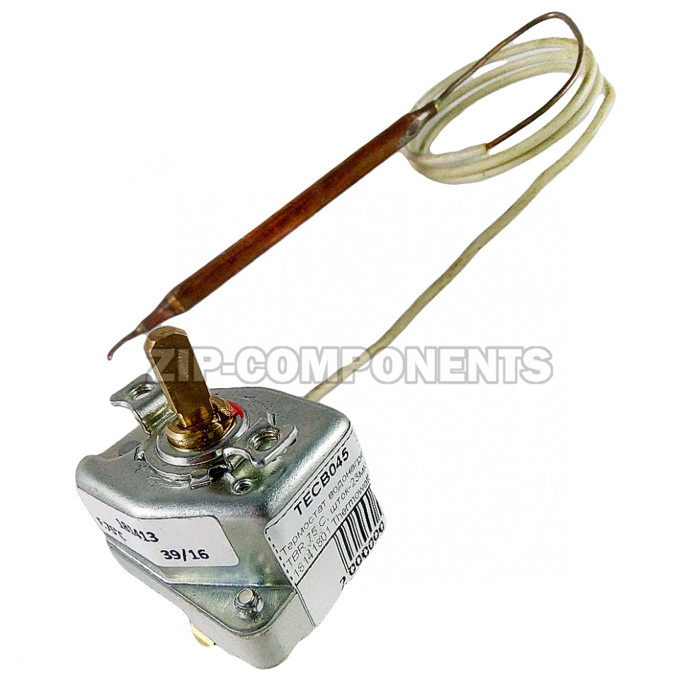 Термостат водонагревателя капилярный TBR 75 C, шток-23мм, зам. 000018141801, 18141801 Thermowatt  181413